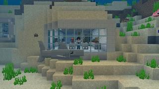 Screenshot of the Minecraft Bedrock Marketplace product Underwater Base created by Mine-North.