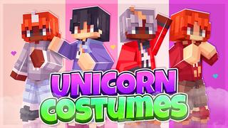 Thumbnail of the Minecraft Bedrock Marketplace product Unicorn Costumes created by Mine-North.