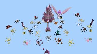 Screenshot of the Minecraft Bedrock Marketplace product Unicorn Skyblock created by Mine-North.