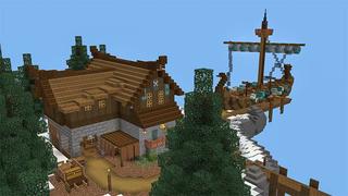 Screenshot of the Minecraft Bedrock Marketplace product Vikings Random Block created by Mine-North.