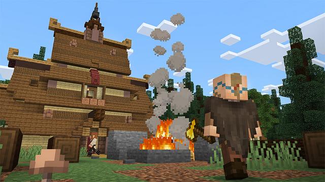 Screenshot of the Minecraft Bedrock Marketplace product Vikings Survival created by Mine-North.