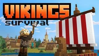 Thumbnail of the Minecraft Bedrock Marketplace product Vikings Survival created by Mine-North.