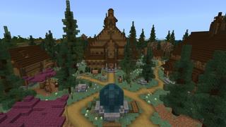 Screenshot of the Minecraft Bedrock Marketplace product Vikings Village created by Mine-North.