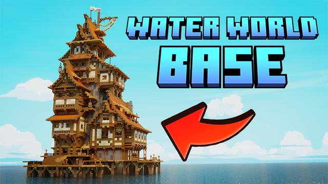 Thumbnail of the Minecraft Bedrock Marketplace product Water World Base created by Mine-North.