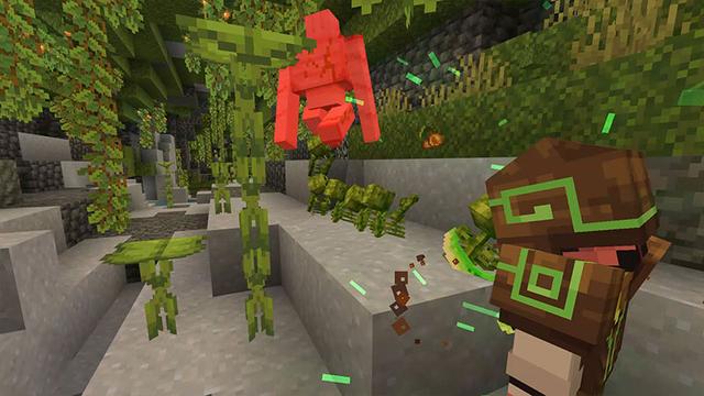 Screenshot of the Minecraft Bedrock Marketplace product Weapon Evolve created by Mine-North.