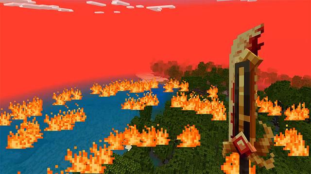 Screenshot of the Minecraft Bedrock Marketplace product Weapon Evolve created by Mine-North.