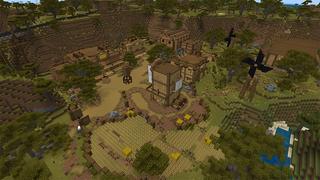 Screenshot of the Minecraft Bedrock Marketplace product Western City Life created by Mine-North.