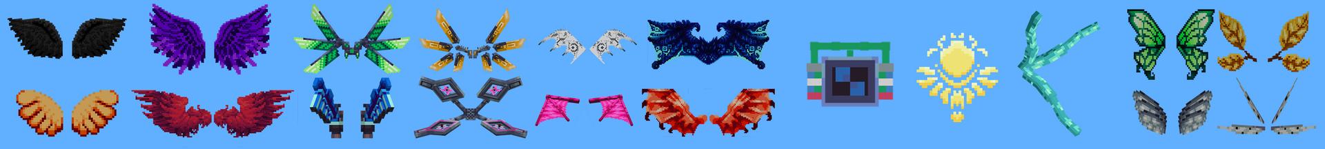 Panorama of the Minecraft Bedrock Marketplace product Wings created by Mine-North.