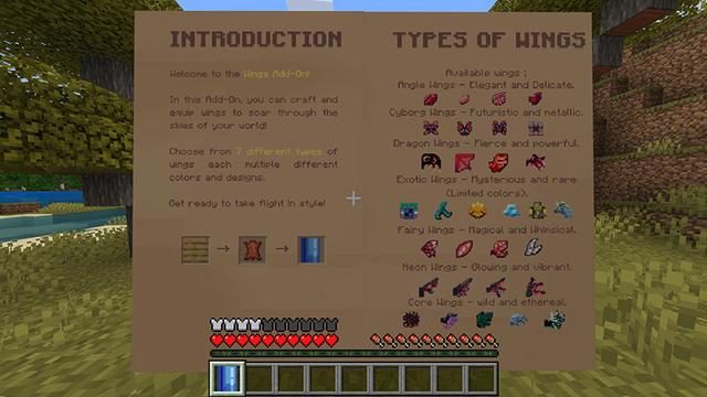 Screenshot of the Minecraft Bedrock Marketplace product Ailes created by Mine-North.