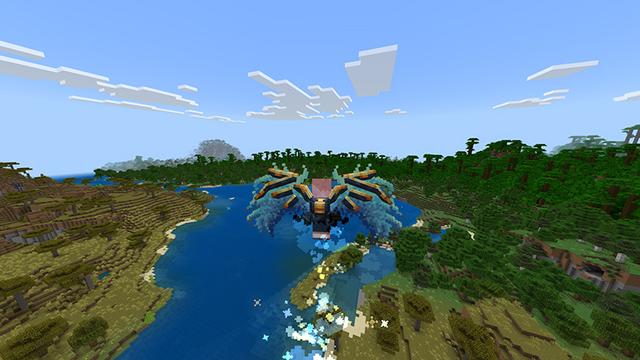 Screenshot of the Minecraft Bedrock Marketplace product Ailes created by Mine-North.