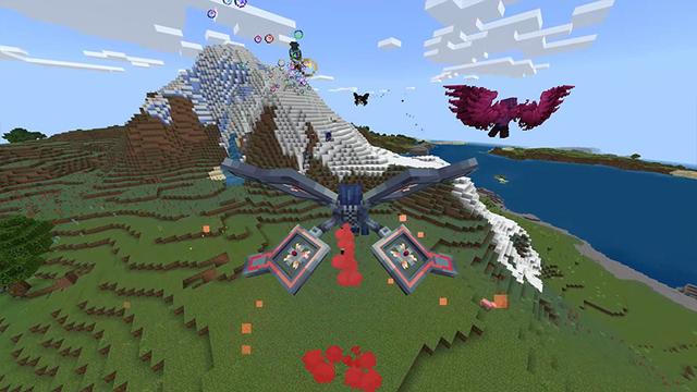 Screenshot of the Minecraft Bedrock Marketplace product Wings created by Mine-North.