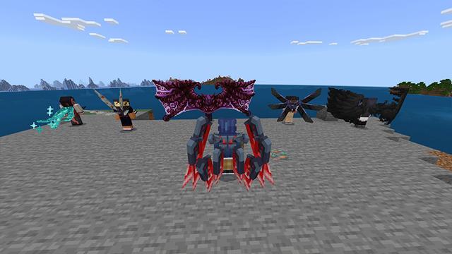 Screenshot of the Minecraft Bedrock Marketplace product Wings created by Mine-North.