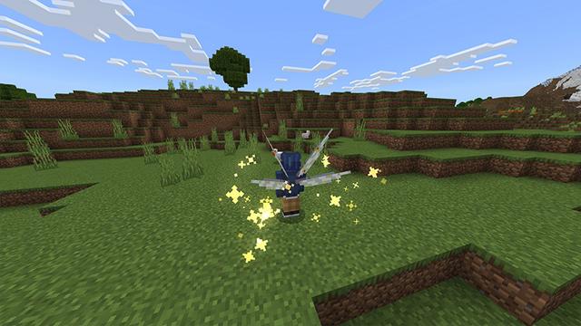 Screenshot of the Minecraft Bedrock Marketplace product Wings created by Mine-North.