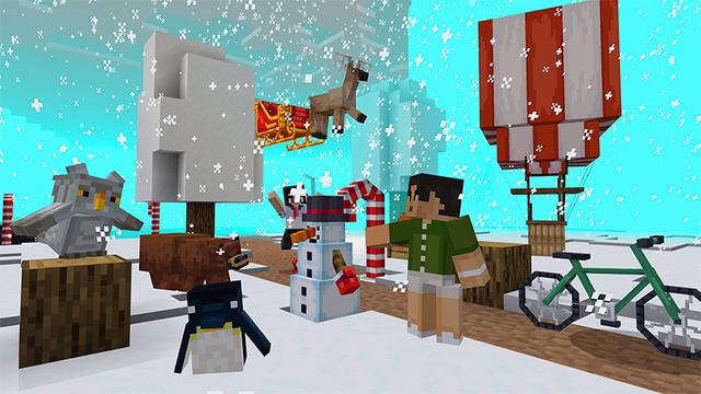 Screenshot of the Minecraft Bedrock Marketplace product Winter Bundle created by Mine-North.