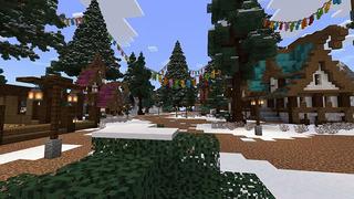 Screenshot of the Minecraft Bedrock Marketplace product Winter Festival created by Mine-North.