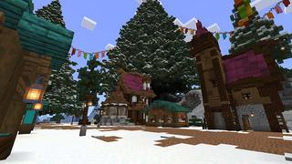 Screenshot of the Minecraft Bedrock Marketplace product Winter Festival created by Mine-North.