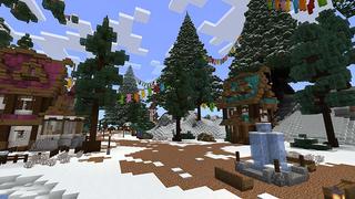 Screenshot of the Minecraft Bedrock Marketplace product Winter Festival created by Mine-North.