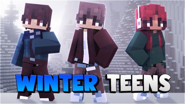 Thumbnail of the Minecraft Bedrock Marketplace product Winter Teens created by Mine-North.