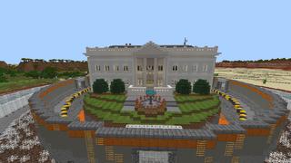 Screenshot of the Minecraft Bedrock Marketplace product WORLD'S SAFEST HOUSE created by Mine-North.