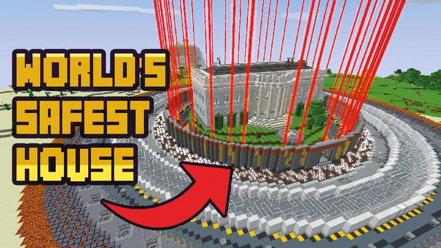 Thumbnail of the Minecraft Bedrock Marketplace product WORLD'S SAFEST HOUSE created by Mine-North.