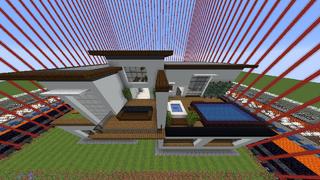 Screenshot of the Minecraft Bedrock Marketplace product World’s safest mansion created by Mine-North.