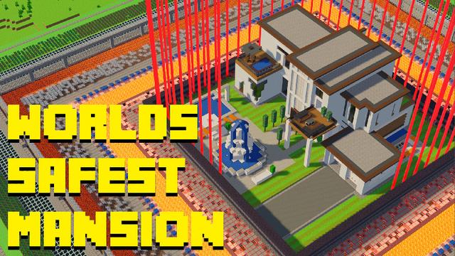 Thumbnail of the Minecraft Bedrock Marketplace product World’s safest mansion created by Mine-North.