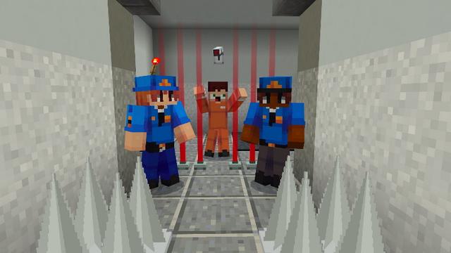 Screenshot of the Minecraft Bedrock Marketplace product World's Safest Prison created by Mine-North.