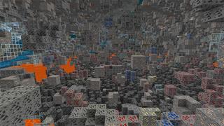 Screenshot of the Minecraft Bedrock Marketplace product Mineração de raios X created by Mine-North.