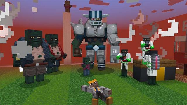 Screenshot of the Minecraft Bedrock Marketplace product Zombie Apocalypse InZomnia created by Mine-North.