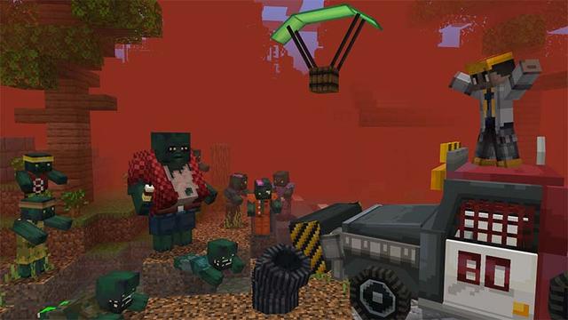 Screenshot of the Minecraft Bedrock Marketplace product Zombie Apocalypse InZomnia created by Mine-North.
