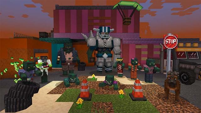 Screenshot of the Minecraft Bedrock Marketplace product Zombie Apocalypse InZomnia created by Mine-North.