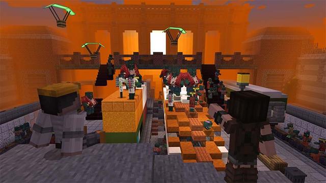Screenshot of the Minecraft Bedrock Marketplace product Zombie Apocalypse InZomnia created by Mine-North.