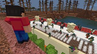 Screenshot of the Minecraft Bedrock Marketplace product Zombie Base created by Mine-North.