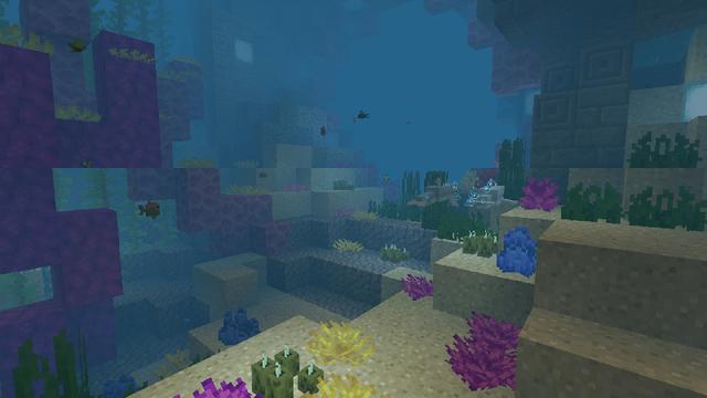 Screenshot of the Minecraft Bedrock Marketplace product Aquatic Quest Map created by Minecraft.