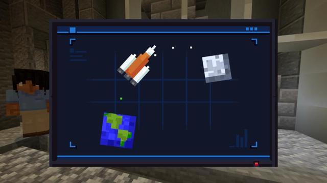 Screenshot of the Minecraft Bedrock Marketplace product Artemis: Rocket Build created by Minecraft.