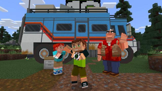Screenshot of the Minecraft Bedrock Marketplace product Ben 10 created by Minecraft.