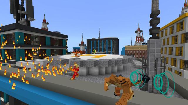Screenshot of the Minecraft Bedrock Marketplace product Ben 10 created by Minecraft.