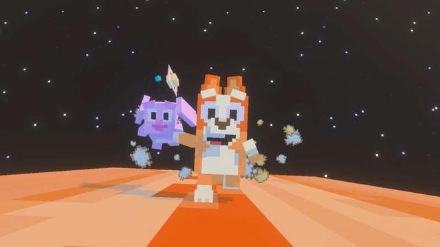 Screenshot of the Minecraft Bedrock Marketplace product Bluey's House created by Jigarbov Productions.