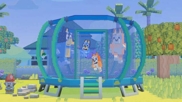 Screenshot of the Minecraft Bedrock Marketplace product Bluey's House created by Jigarbov Productions.