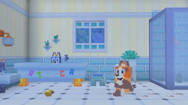 Screenshot of the Minecraft Bedrock Marketplace product Bluey's House created by Jigarbov Productions.