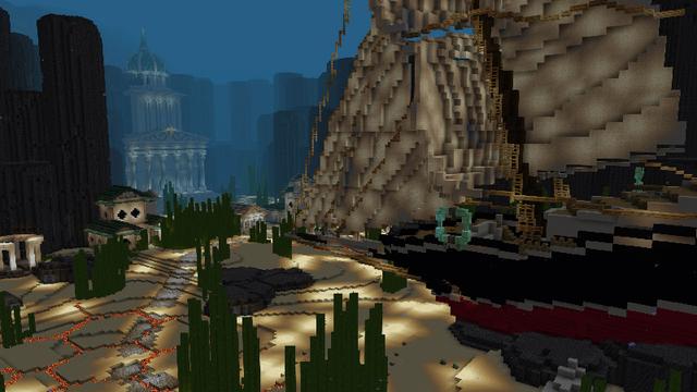 Screenshot of the Minecraft Bedrock Marketplace product Burberry: Freedom to Go Beyond created by Minecraft.