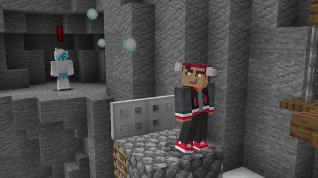 Screenshot of the Minecraft Bedrock Marketplace product Camp Enderwood created by Minecraft.
