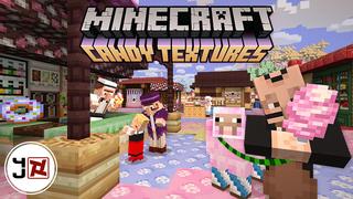 Thumbnail of the Minecraft Bedrock Marketplace product Süßigkeiten-Texturpaket created by Minecraft.