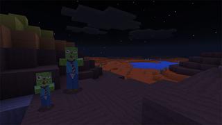 Screenshot of the Minecraft Bedrock Marketplace product Cartoon Texture Pack created by Minecraft.