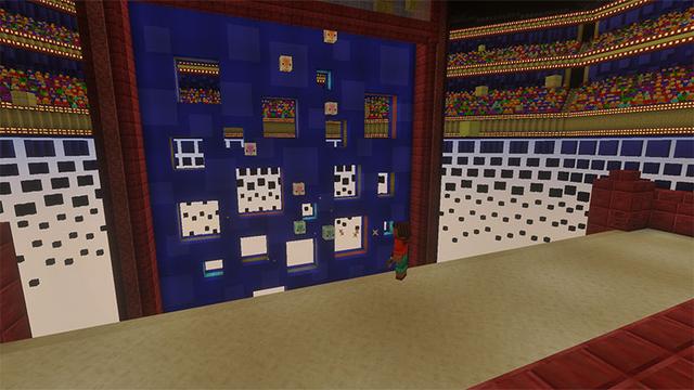 Screenshot of the Minecraft Bedrock Marketplace product Chaos Cube Game Show created by Minecraft.