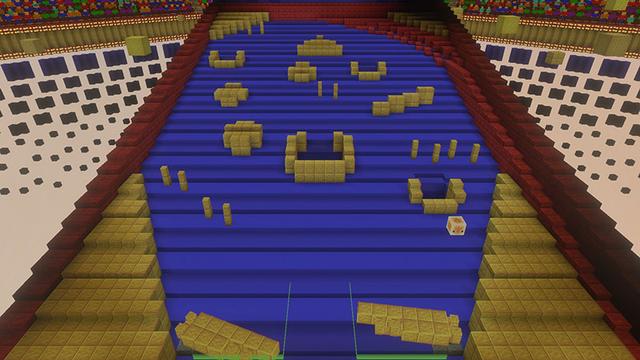 Screenshot of the Minecraft Bedrock Marketplace product Chaos Cube Game Show created by Minecraft.