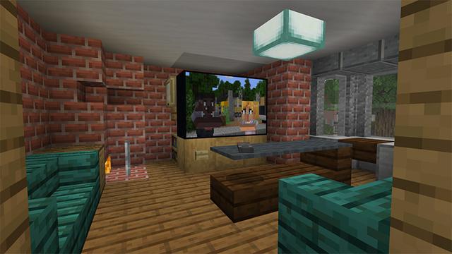 Screenshot of the Minecraft Bedrock Marketplace product Climate Futures created by Minecraft.