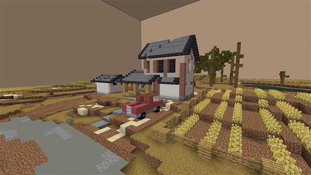 Screenshot of the Minecraft Bedrock Marketplace product Climate Futures created by Minecraft.