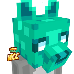 Thumbnail of the Minecraft Bedrock Marketplace product Cyan Coyote Head created by Minecraft.
