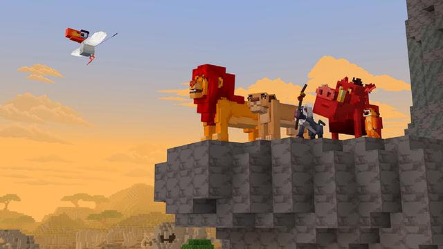 Screenshot of the Minecraft Bedrock Marketplace product Disney Worlds of Adventure created by Minecraft.